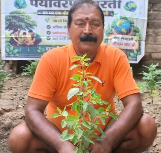 डॉ. श्यामा प्रसाद मुखर्जी की जयंती पर पर्यावरण भारती ने किया पौधारोपण, अधिक से अधिक वृक्ष लगाने का आह्वान